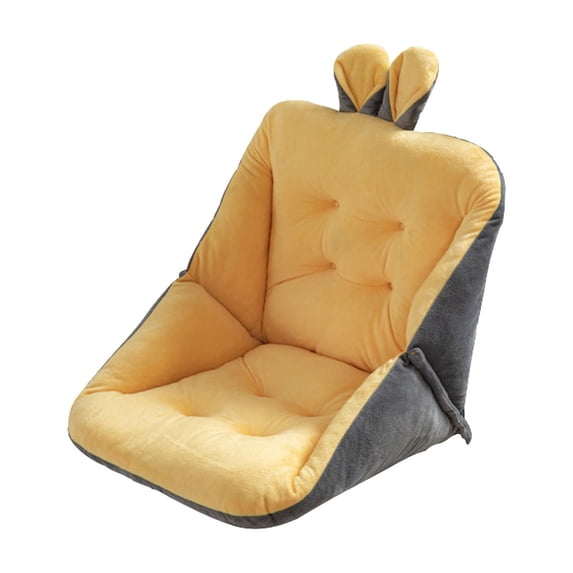 Yooshoverk Seat Back Cushion Combo 18x18 Inch All in One Support Floor Chair Pad Memory Foam Folding Mat Portable Comfort Washable Cover