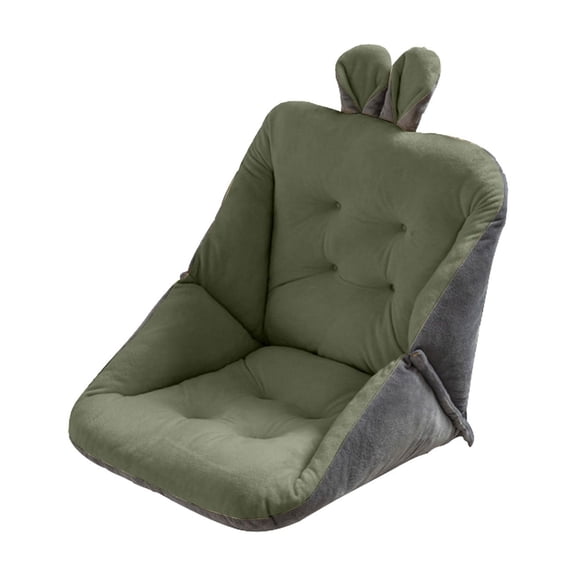 Yooshoverk Seat Back Cushion Combo 18x18 Inch All in One Support Floor Chair Pad Memory Foam Folding Mat Portable Comfort Washable Cover