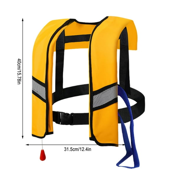 Yooshoverk Self-Inflating Life Jacket, Adult Outdoor Safety Vest for Water Activities