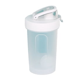 Yooshoverk Shaker Bottle 10oz Protein Mixer Cup Leak Proof Lid with Spout Gym Bottle Measurement Markings Ball Whisk Included Dishwasher Safe