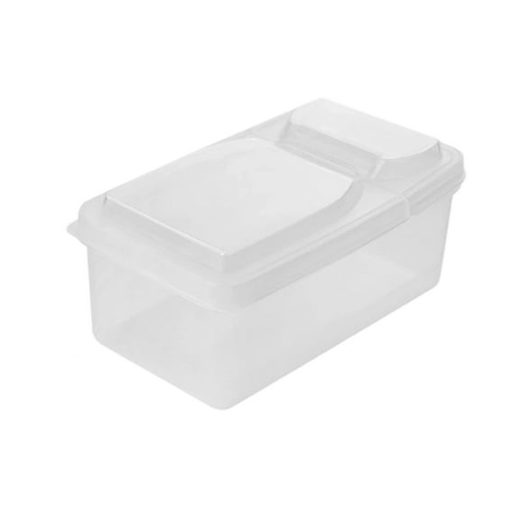 Yooshoverk Single Compartment Fridge Bin: Clear Plastic Food Storage Container - Stackable Produce Keeper for Vegetables, Fruit, Deli Items, Refrigerator Organizer for Crisper Drawer