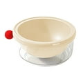 thumbnail image 1 of Yooshoverk Small Draining Basket Kitchen Colander 6 Inches Food Safe Plastic Drains Water Prevents Mess for Vegetables and Utensils Multi Purpose Tool, 1 of 6