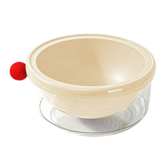 Yooshoverk Small Draining Basket Kitchen Colander 6 Inches Food Safe Plastic Drains Water Prevents Mess for Vegetables and Utensils Multi Purpose Tool