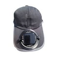 thumbnail image 1 of Yooshoverk Solar Fan Cap - Baseball Hat w/ Built In Cooling Fan & Neck Shield - UPF 50+ Sun Hat for Outdoor - Rechargeable via USB/Sun, 1 of 6