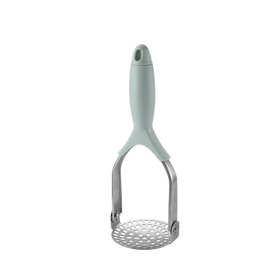 Yooshoverk Stainless Steel Manual Potato Press - Foldable Thickened Masher For Baby Complementary Food & Family Cooking Green Free Size