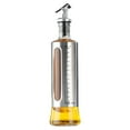 thumbnail image 1 of Yooshoverk Stainless Steel Oil Dispenser Push Button Control Glass Bottle Kitchen Oil Container Drizzler Precision Pouring Dishwasher Safe, 1 of 6