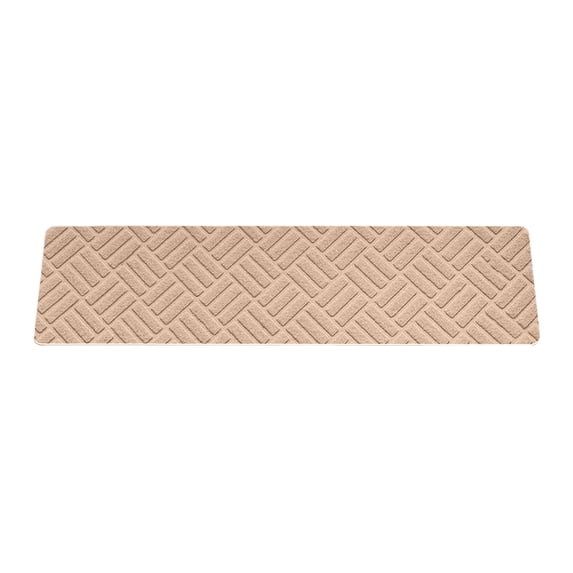 Yooshoverk Stair Treads Non Slip Carpet Mats Self Adhesive Step Pads Striped Pattern Durable Easy Install Washable Staircase Safety 6pc Set