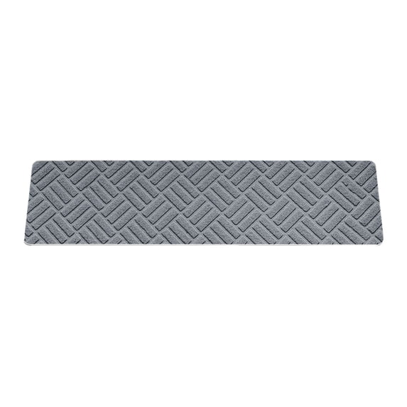 Yooshoverk Stair Treads Non Slip Carpet Mats Self Adhesive Step Pads Striped Pattern Durable Easy Install Washable Staircase Safety 6pc Set