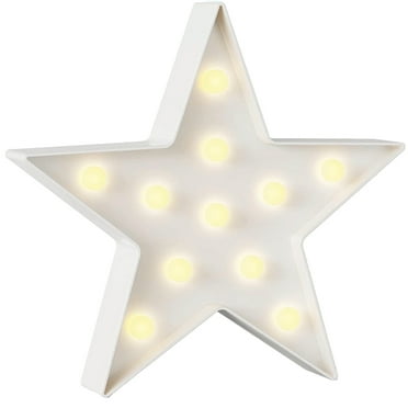 Yooshoverk Star String Lights LED Fairy Lights 10ft Warm White Patio Lights Indoor Outdoor Decor Party Wedding Decorative Lighting Remote Control
