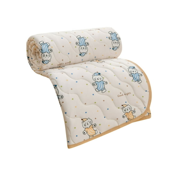 Yooshoverk Summer Quilt, Beige, 39.4x59in, Knitted Cotton, Cool Breathable, Single Bed Comfort