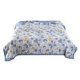 thumbnail image 1 of Yooshoverk Summer Quilt, White, 55x76.8in, Cool Printed, Breathable Cotton, Hot Sleeper Comfort, 1 of 6