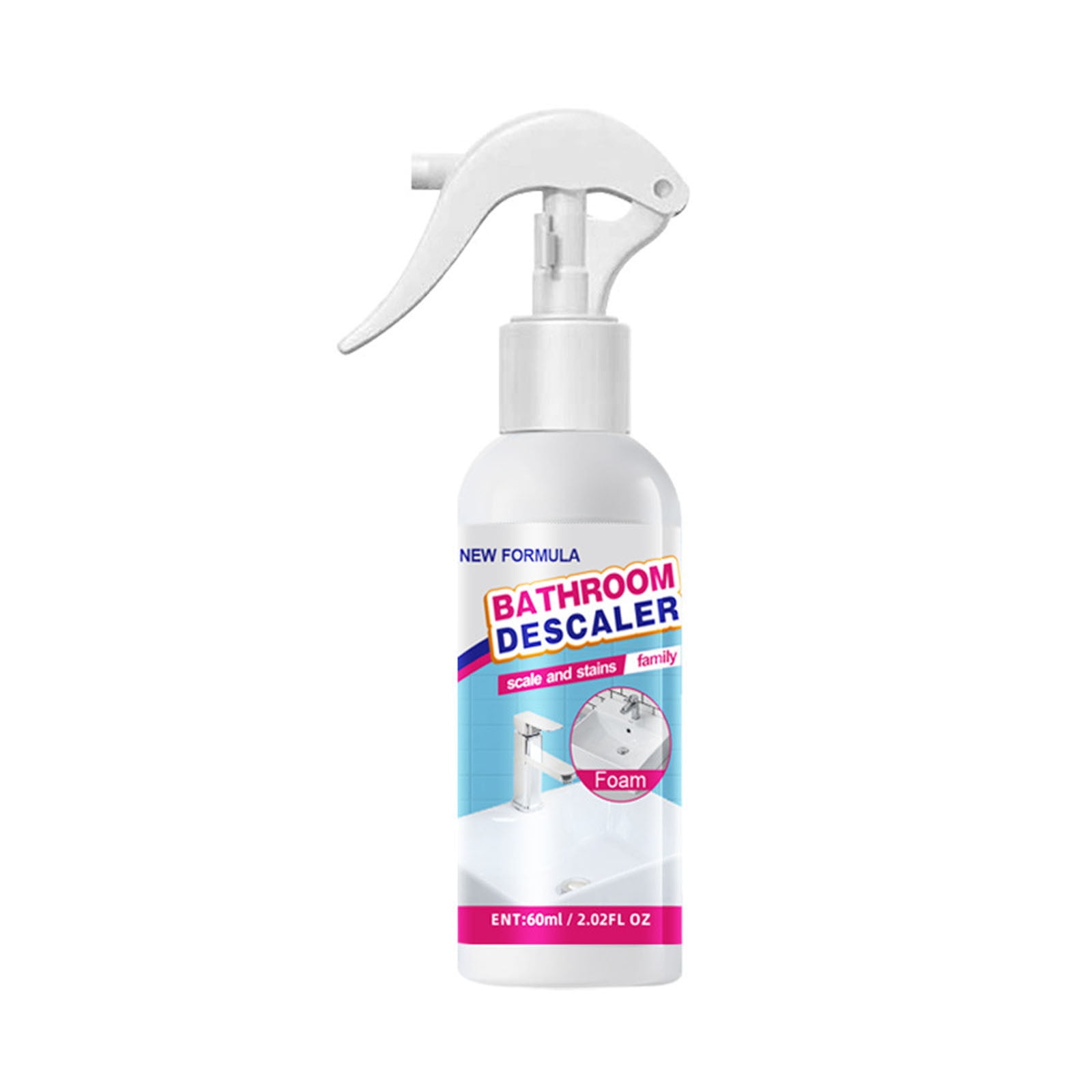 Yooshoverk Washbasin Cleaner, 100ml Powerful Descaler, Tile and Faucet ...