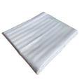 thumbnail image 1 of Yooshoverk White Striped Bed Sheet Set - 100% Cotton Percale for Twin, Full, Queen - Hotel Quality Dorm Room Linens - Soft Breathable Fabric, 1 of 6