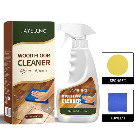 Yooshoverk Wood Floor Cleaner 4oz Restores Shine Removes Oil Prevents Damage for Hardwood