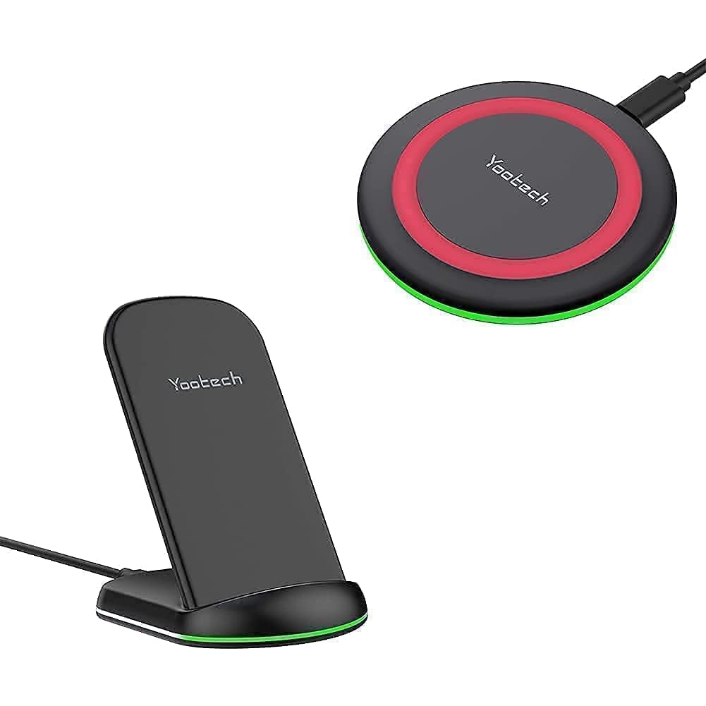 Charging Stations Yootech 15w Wireless Charger Yootech Blinking Green