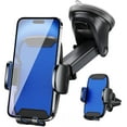 thumbnail image 1 of YOOVEE Car Phone Holder - Upgraded 360° Rotatable for Dashboard, Windshield & Air Vent Mount for 4.0"-7.0" Phones (iPhone, Google Pixel, Samsung Galaxy, Motorola, Huawei), Blue, 1 of 7