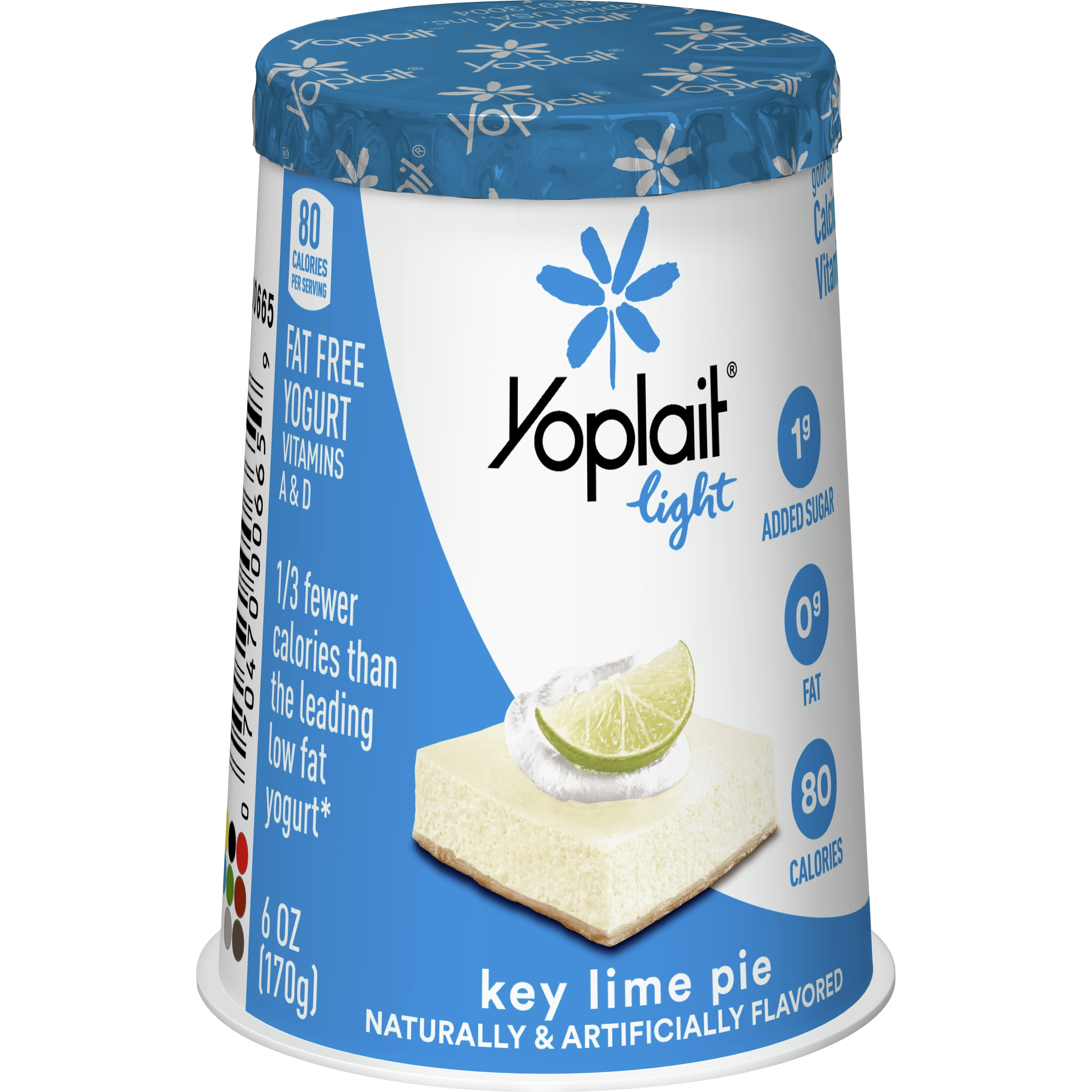 Yoplait Light Key Lime Pie Fat Free Yogurt, 6 OZ Yogurt Cup