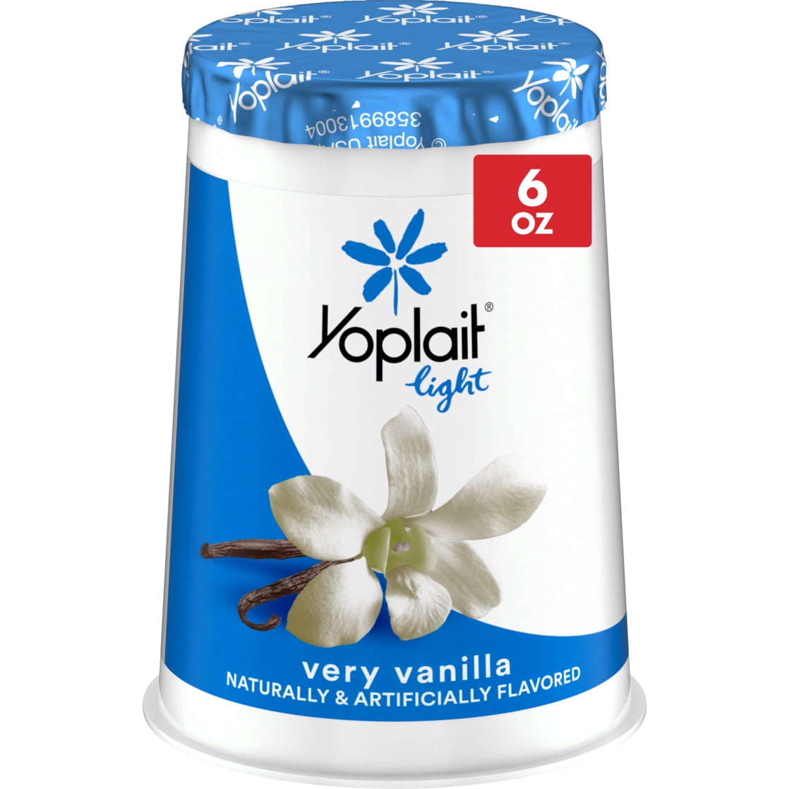 Yoplait Light Very Vanilla Fat Free Yogurt Cup, 6 oz