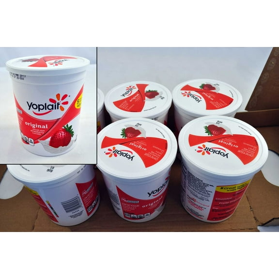 Yoplait Low Fat Creamy Strawberry Yogurt, 32 Ounce -- 6 per case.