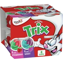 Yoplait Low Fat Kids Yogurt, Berry & Strawberry Variety Pack, 8 ct, 32 oz