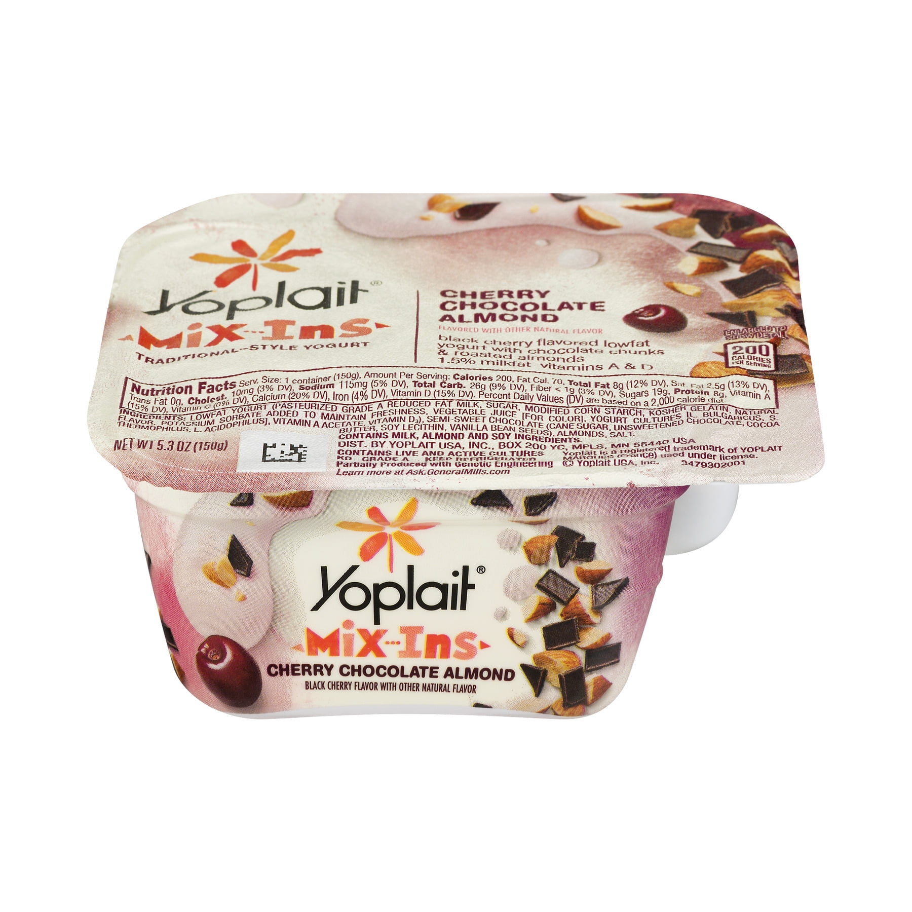 Yoplait MixIns Yogurt Cherry Chocolate Almond, 5.3 oz