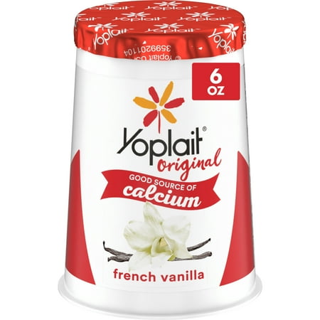 Yoplait Original Low Fat French Vanilla Yogurt Cup, 6 oz