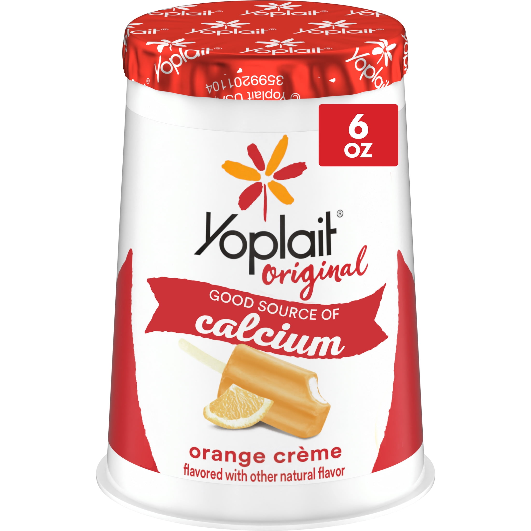 Yoplait Original Orange Creme Flavored Low Fat Yogurt Cup, 6 oz