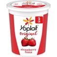 thumbnail image 1 of Yoplait Original Smooth Style Strawberry Low Fat Yogurt Tub, 32 oz, 1 of 15