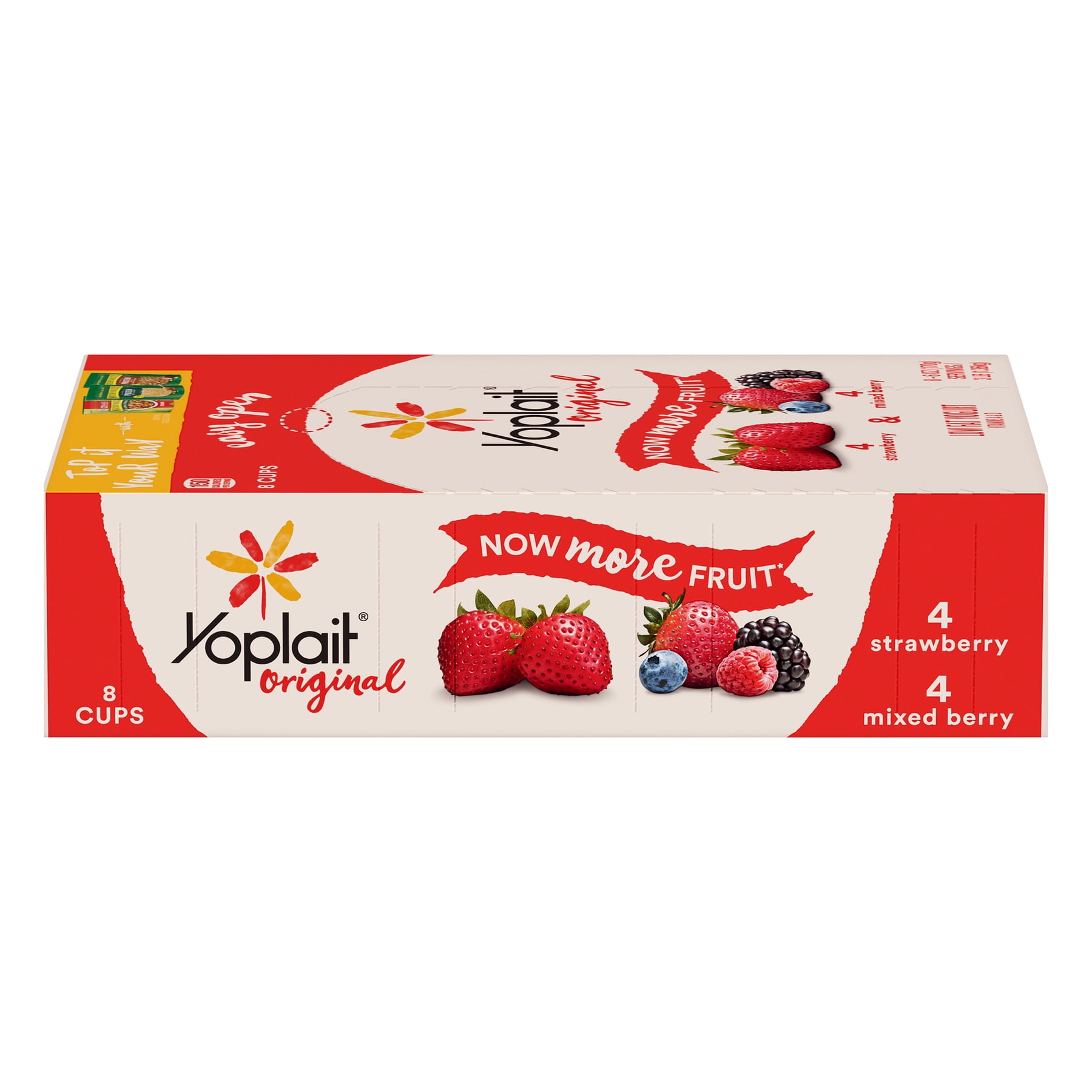 Yoplait Original Yogurt Variety Pack Strawberry/Mixed Berry 48 oz