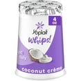 thumbnail image 1 of Yoplait Whips Yogurt Mousse, Coconut Creme Flavored, Gluten Free Snack, 4 OZ Yogurt Cup, 1 of 9