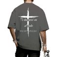 thumbnail image 1 of Yopmin Christian Tshirts Men Crew Neck Cross Print Summer Short Sleeve Religious Cotton T Shirts for Everyday Wear, 1 of 7