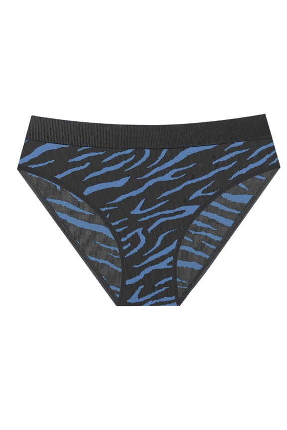 Leopard Print Underwear Women Mid Waist Soft Animal Print Underwear High Waisted Breathable Briefs for Daily Wear Dating Workout