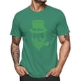 thumbnail image 1 of Yopmin Men's St Patrick's Day T-Shirt Clover Leprechaun Short Sleeve Casual Crewneck Tee Fashion Clothes for Streetwear, 1 of 7