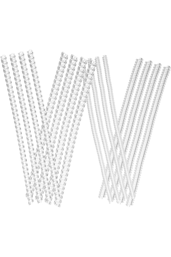 Yoqb 16Pcs Invisible Ring Size Adjuster Kit Transparent Ring Resizer Reducer Guard Ring Spacer 4 Each of Thin Thin Flat Thick Thick Flat A1014