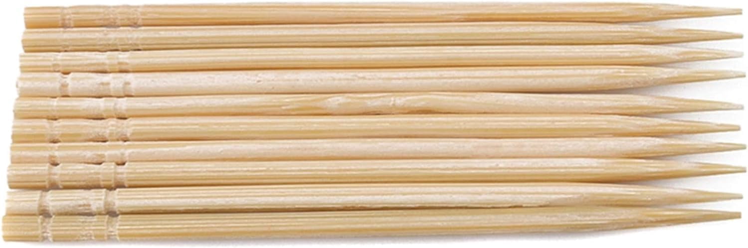 Yoqb 200 Bamboo Wooden Toothpicks,Sturdy Safe Toothpick, Natural Wood ...