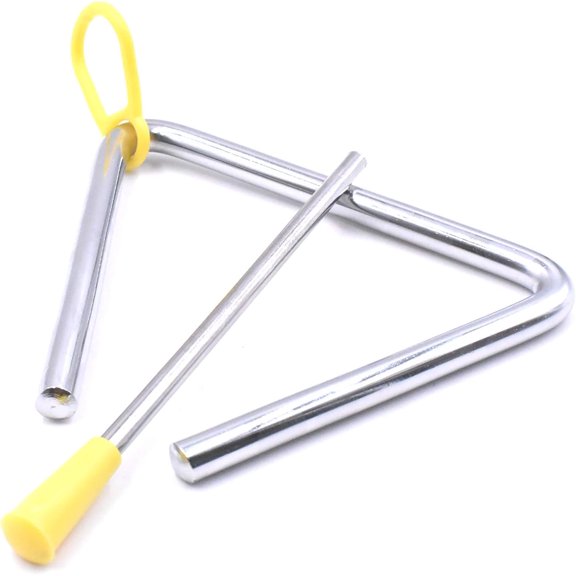 Yoqb 5" Musical Steel Triangle with Striker A1014