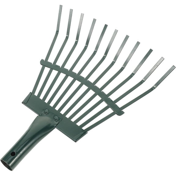 Yoqb Metal Rake Lawn Shrub Rake Replacement Head Leaf Rakes for Gardening ToolsA108