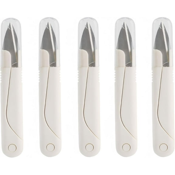 Yoqb Sewing Scissors Thread Snips with Cover 4.3 Inch Embroidery Scissors Small Yarn Scissors Ergonomic Sewing Supplies for Sewing Crafting and Quilting Supplies, Fabric Scissors Sewing A109