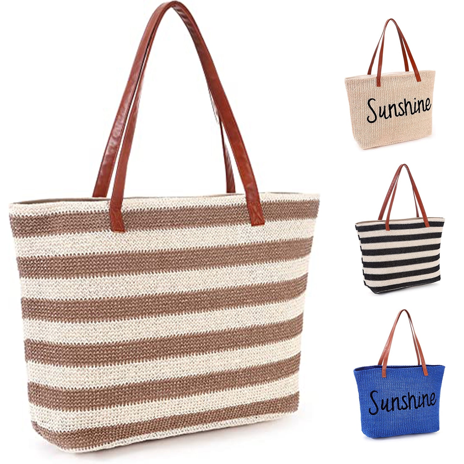 Summer Stripe Tote, Travel Bags