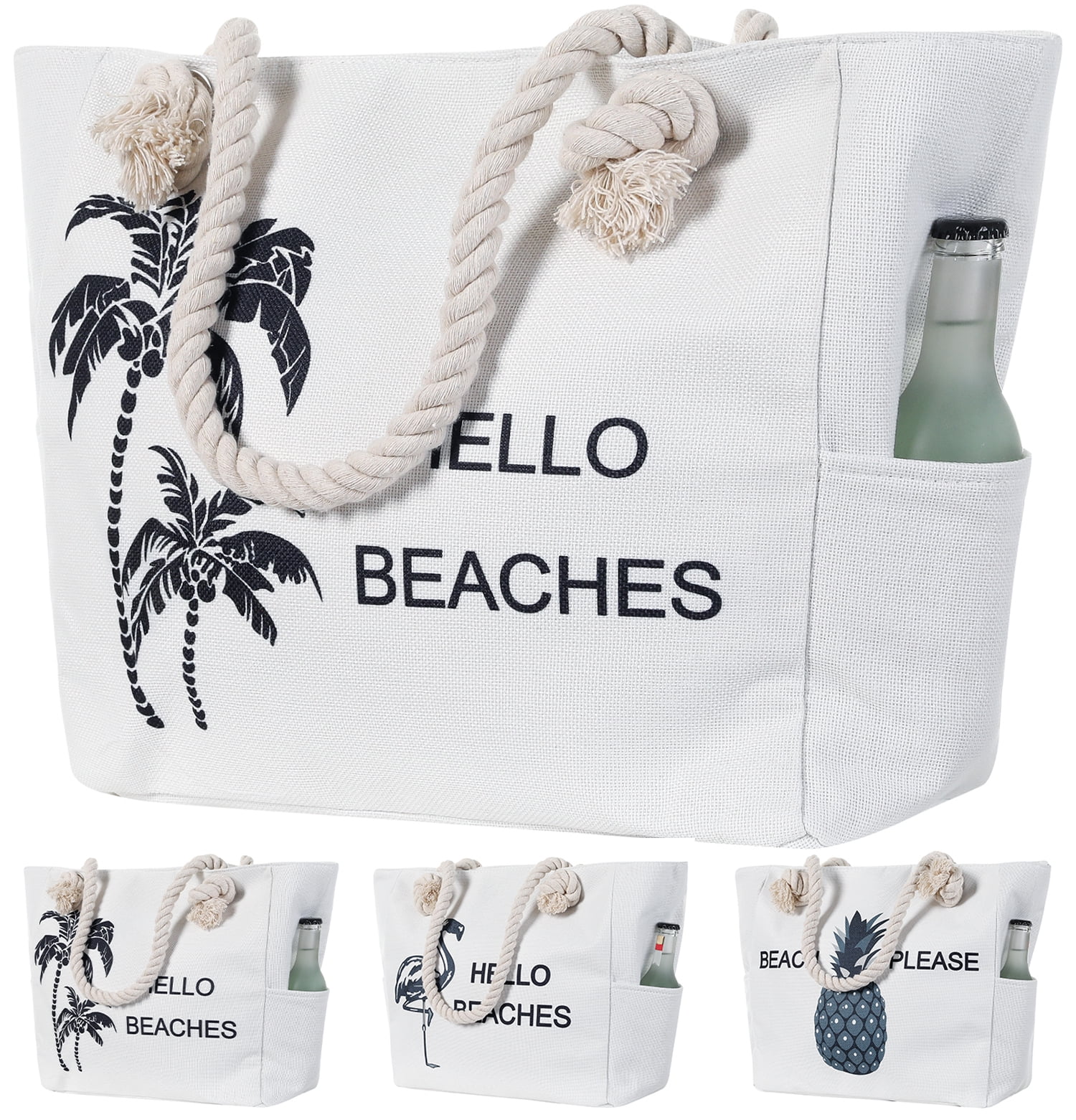 SANDY Over Sized Canvas Tote Bag Ladies Trip Tote Bag Gift 