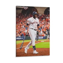 Yordan Alvarez Baseball Stars Poster Canvas Art Poster and Wall Art Picture Print Modern Family bedroom Decor Posters 12x18inch(30x45cm)