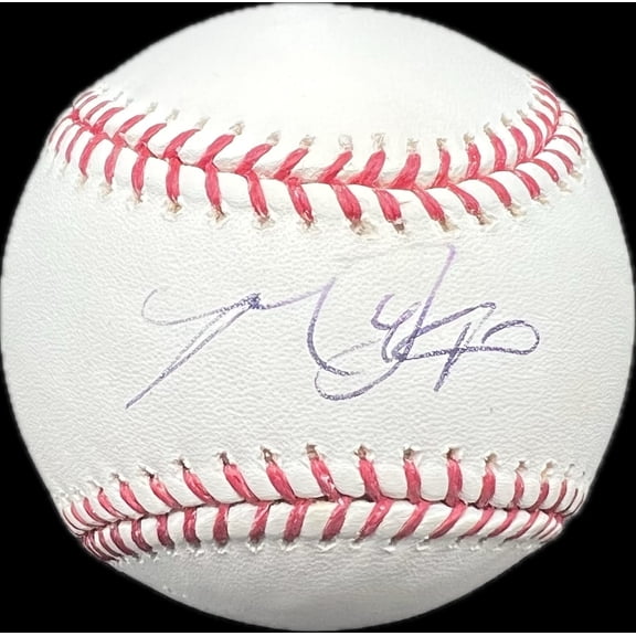 Yordan Alvarez Houston Astros Signed Baseball MLB PSA