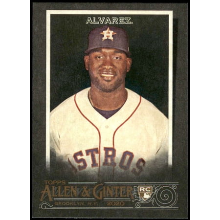 Yordan Alvarez Rookie card 2020 Topps Allen and Ginter Silver #118