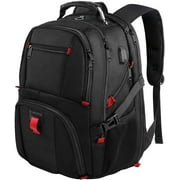 Yorepek Extra Large Travel Backpack, 17 in Laptop Backpacks with USB Port for Adults Men Women, TSA Friendly 30L