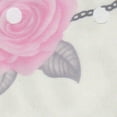 thumbnail image 1 of Yorganza Fashion Scarf Fabric Bulk - Pink Roses, 1 of 1