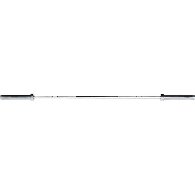 York Barbell 32003 2101 mm Satin Chrome Womens Olympic Training Bar - 15 kg