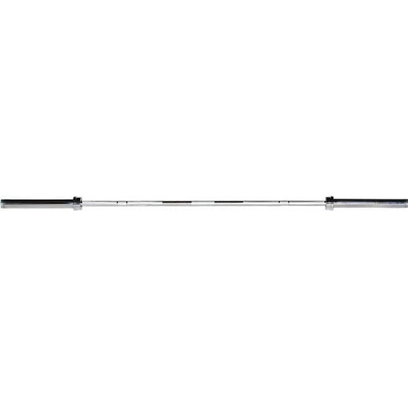 York Barbell 32004 7 ft. Power Bar Set, Stain chrome - 1500 lbs