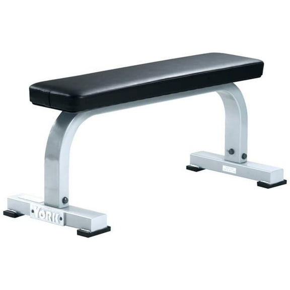 York Barbell 54026 Flat Bench, White