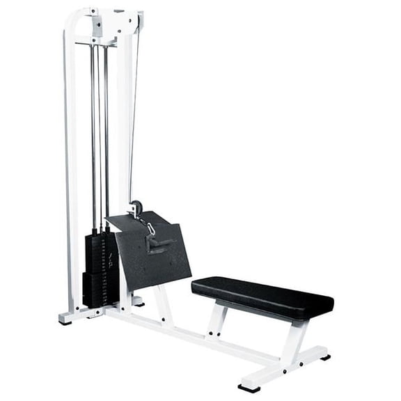 York Barbell 55019 Low Row Stack- Silver - 300 lbs