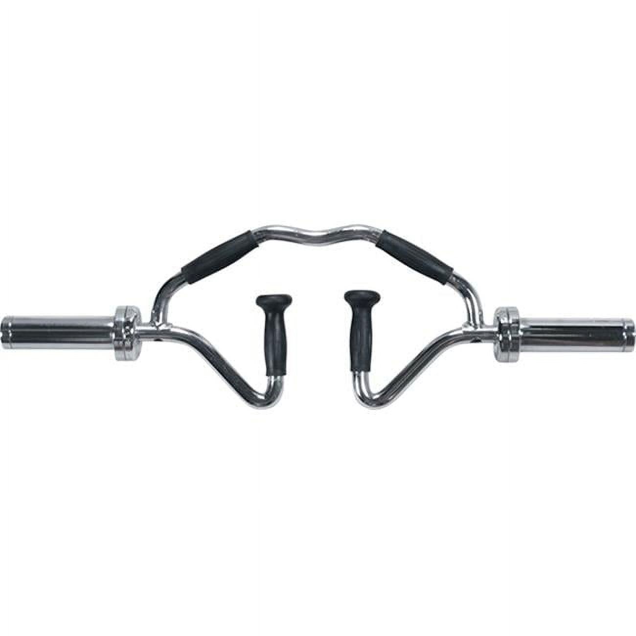 York Barbell 32031 International Bi Tri Trap Bar with Rubber Grips